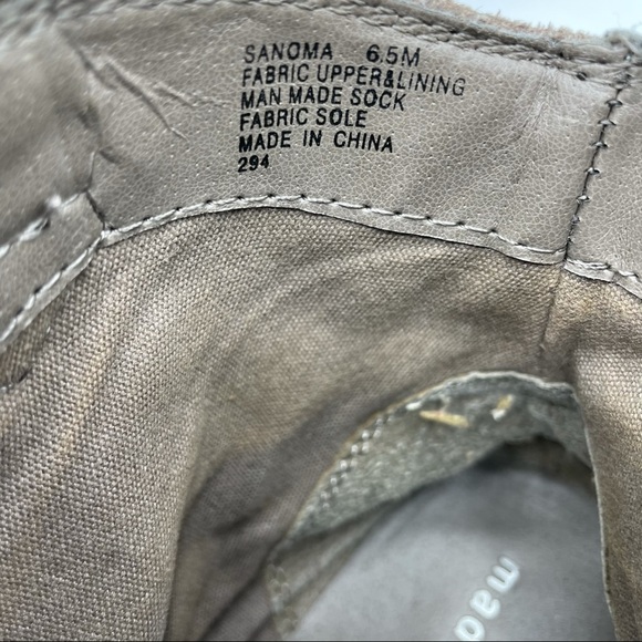 Madden Girl Sanoma Vegan Brown Taupe Short Western Boots Size 6.5 - Picture 15 of 15